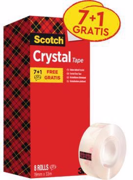 Klebeband Crystal 6-1933R8 Promotion 19mmx33m 8St.