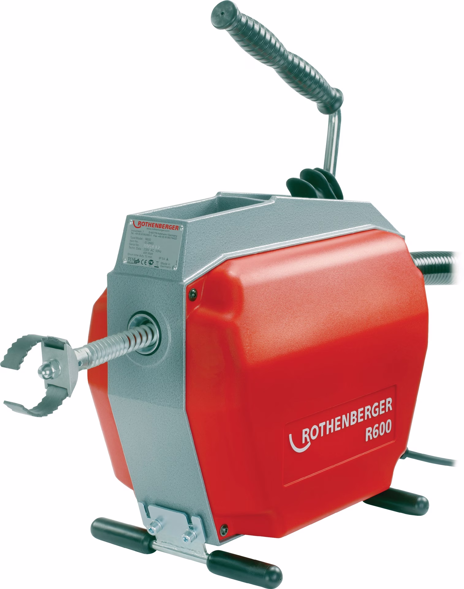 Rohrreinigungsmaschine R 600 230/50 V/Hz 467min-¹ 690 W f.Rohr-D.20-150mm