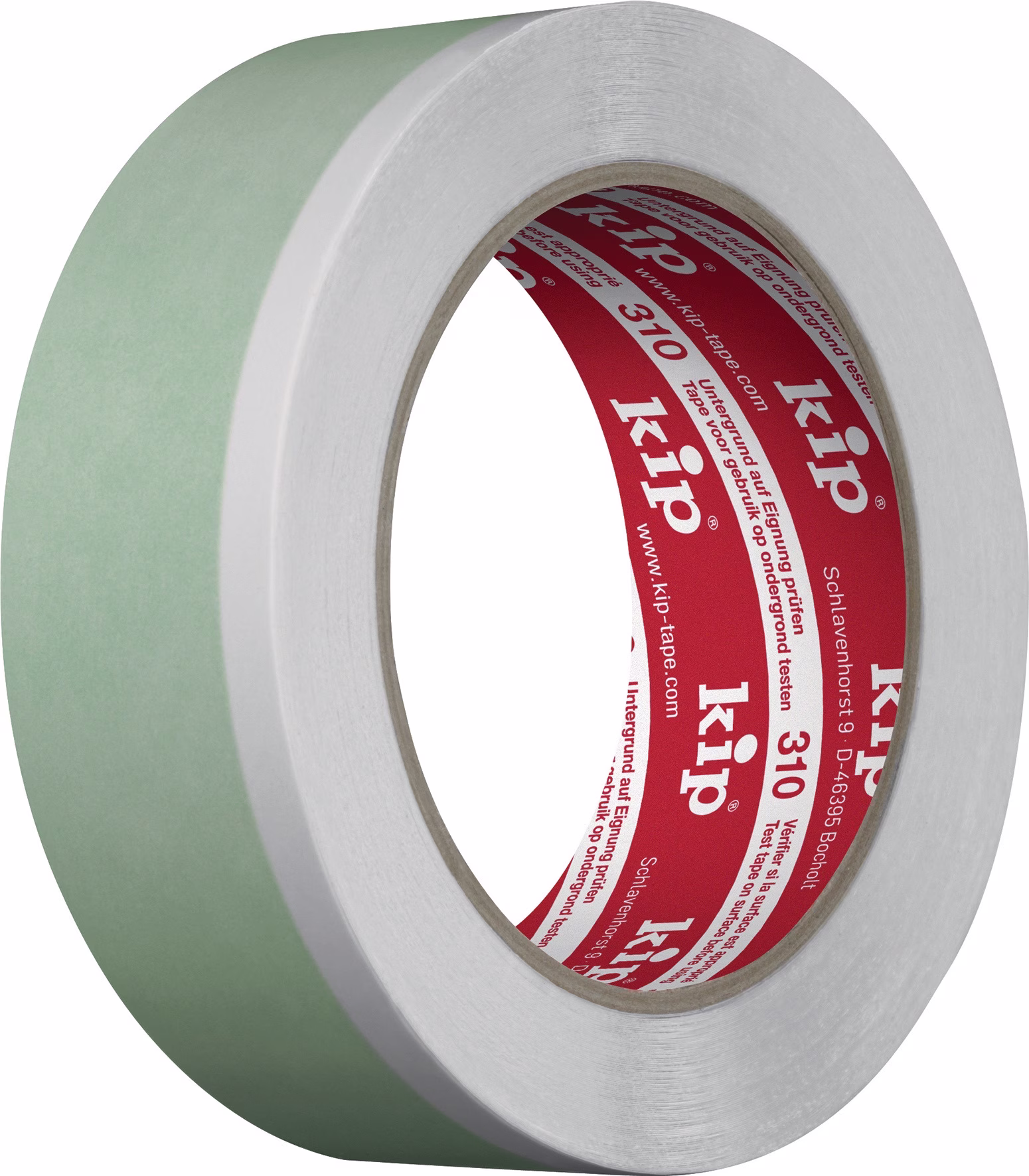Doppelseitiges Klebeband Duoband 310 L.25m grün/weiß Rl
