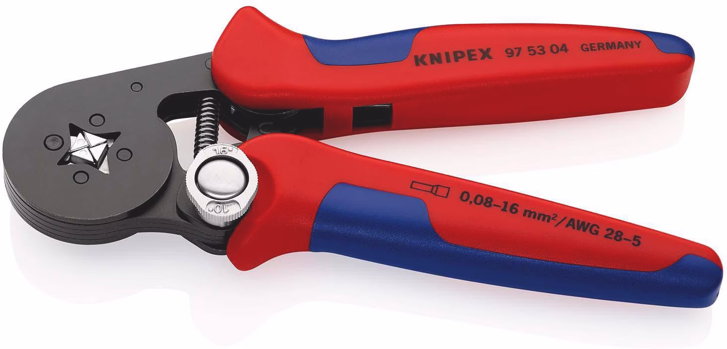 Aderendhülsenzange L.180mm 0,08-10,0+16,0 (AWG 28-5) mm² brün.Mehrkomp.-Hüllen