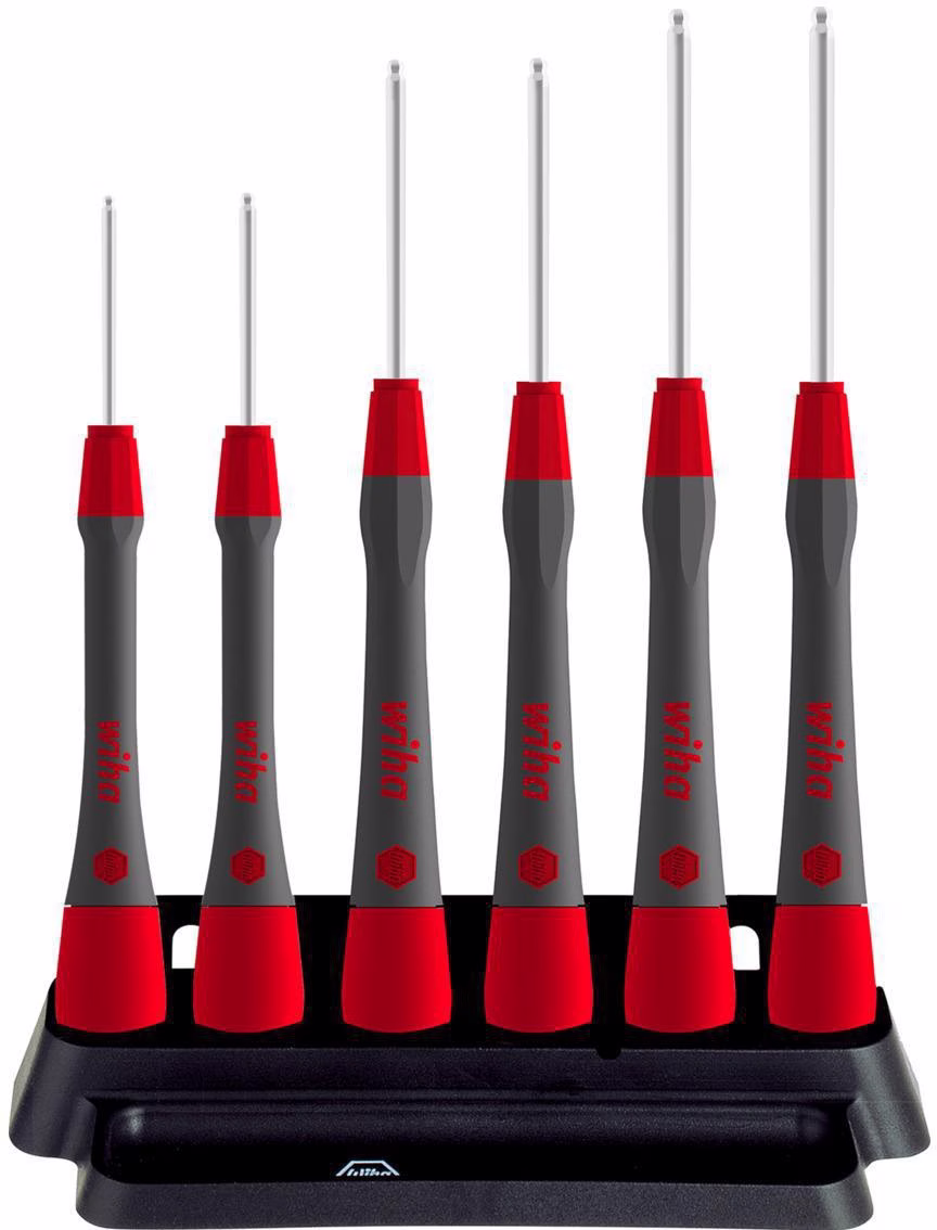 Feinmechanikerschraubendrehersatz 264 PK 601 6-tlg.6-KT.m.Kugelk