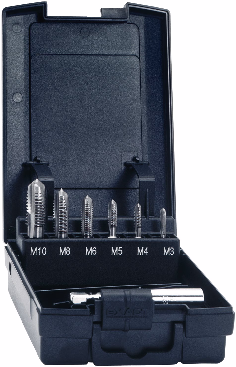 Gewindebohrerbitsatz DIN 3126 M3-M10 7-tlg.HSSG Ku.-Box