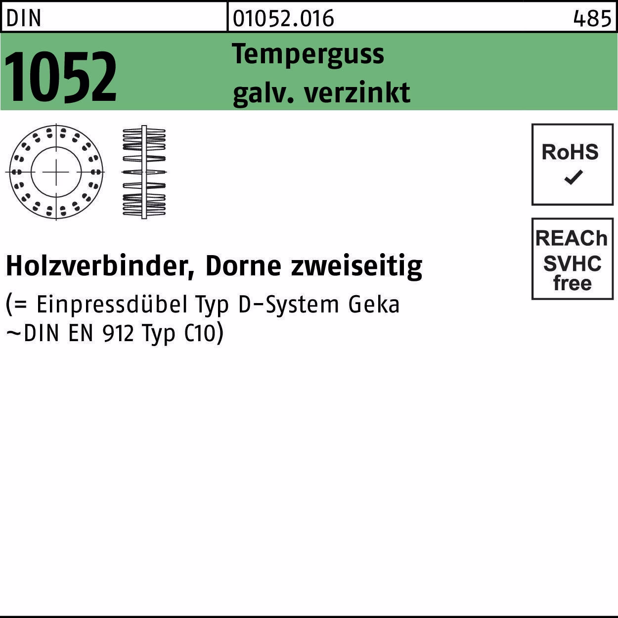 Holzverbinder DIN 1052