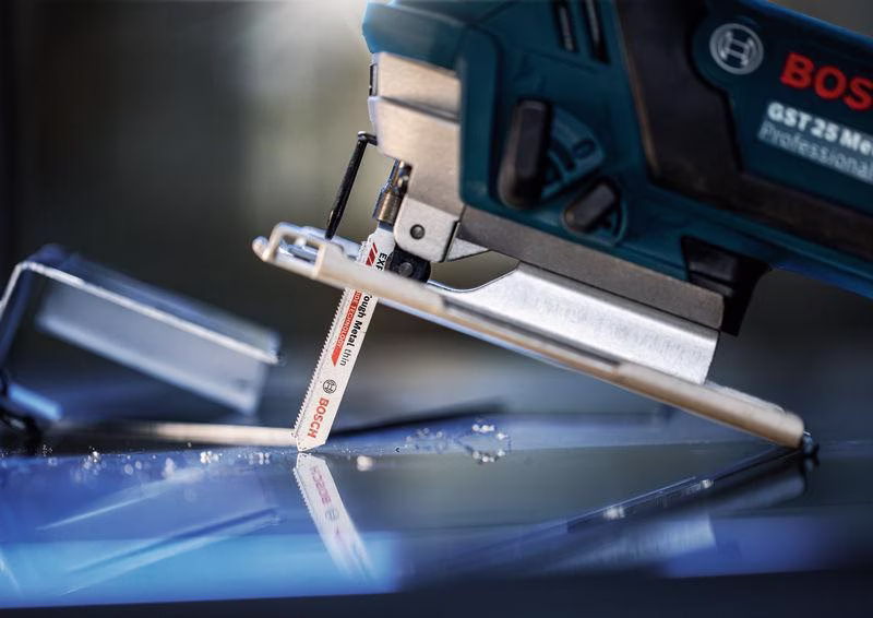 Stichsägeblatt Stainless Steel T 118 AHM Gesamt-L.83mm Zahnt.1,1mm 3 St./Karte