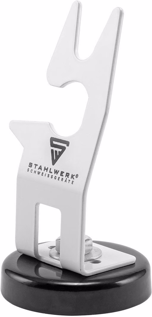 Brennerhalter m.magnetischem Standfuß weiß