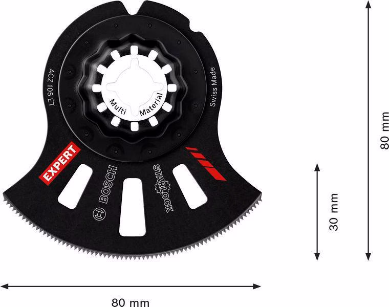Segmentsägeblatt EXPERT ACZ 105 ET MultiMaterial D.105mm Starlock 1 St./VE