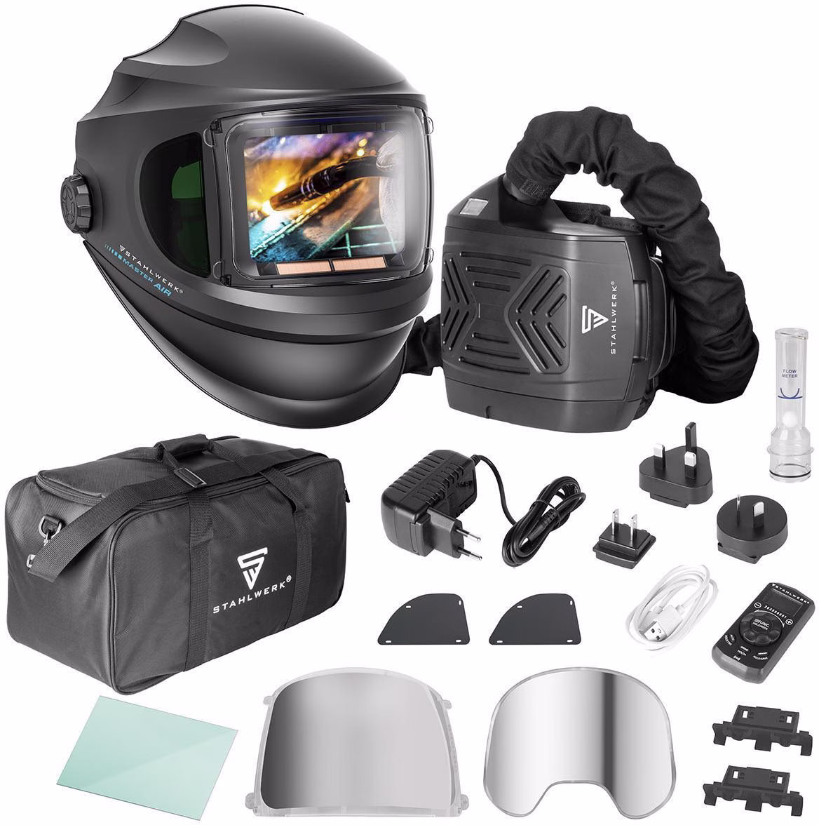 Automatik-Schweißhelm MASTER AIR Frischluftsystem TH3