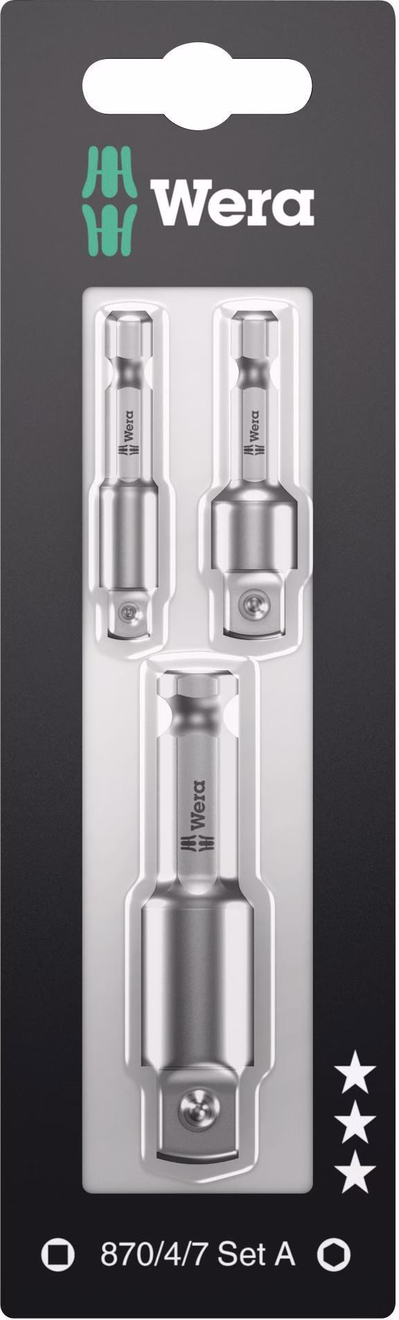 Verbindungsteilset 870/4/7 Set A SB Antriebs-4-KT.1/4/3/8/1/2 Zoll L