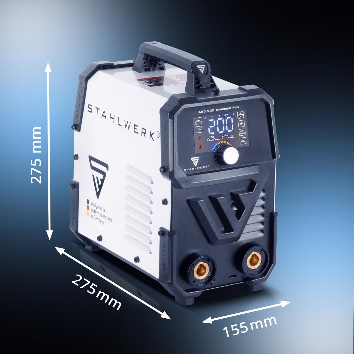 Elektrodenschweißgerät ARC 200 Synergic Pro m.Zub.10-200 A