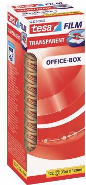 Klebefilm tesafilm 57402-00002 12mmx33m tr 12 St./Pack.