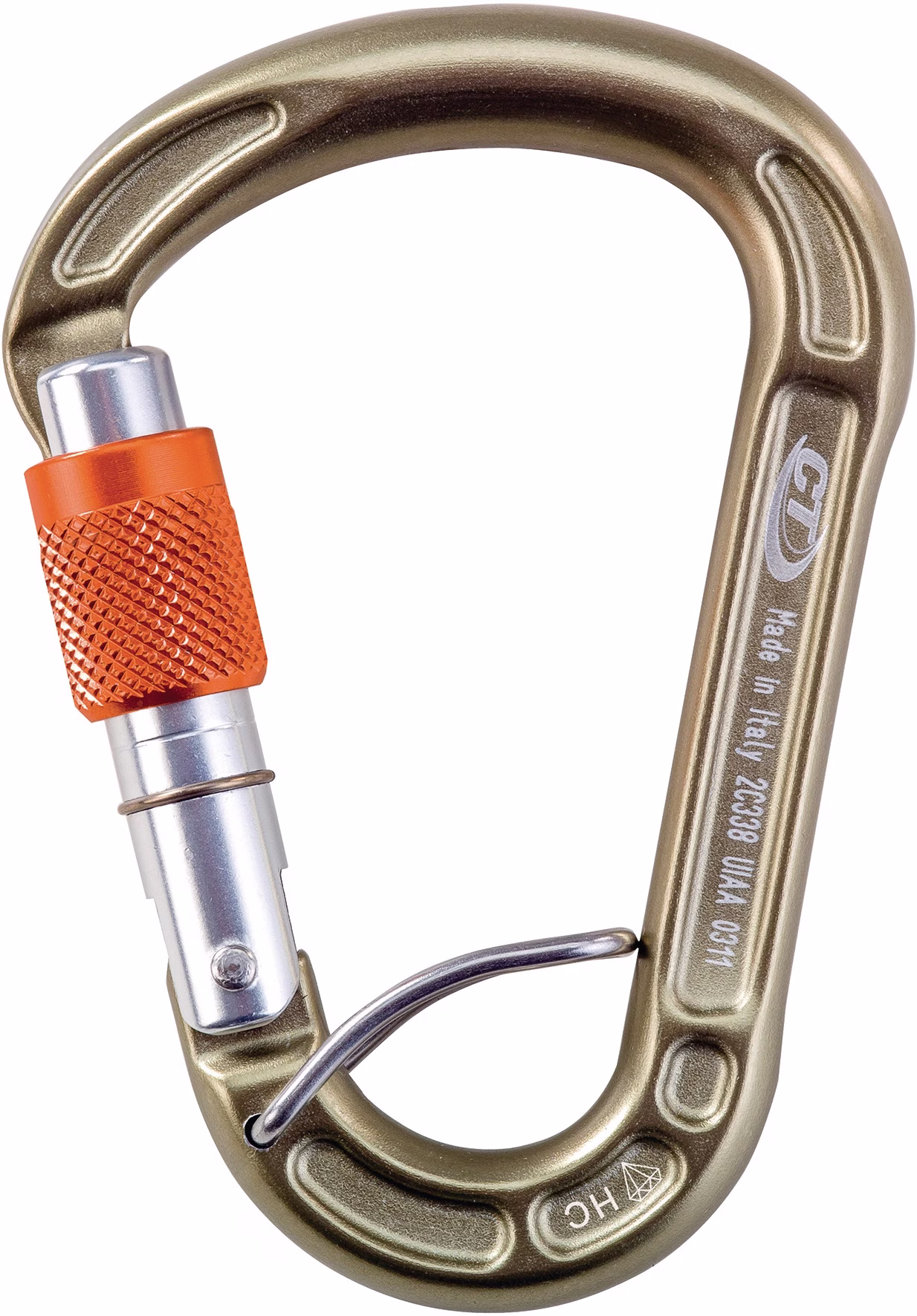 HMS-Karabiner Concept SGL HC L105xB73ca.mm Alu.hart-eloxiert