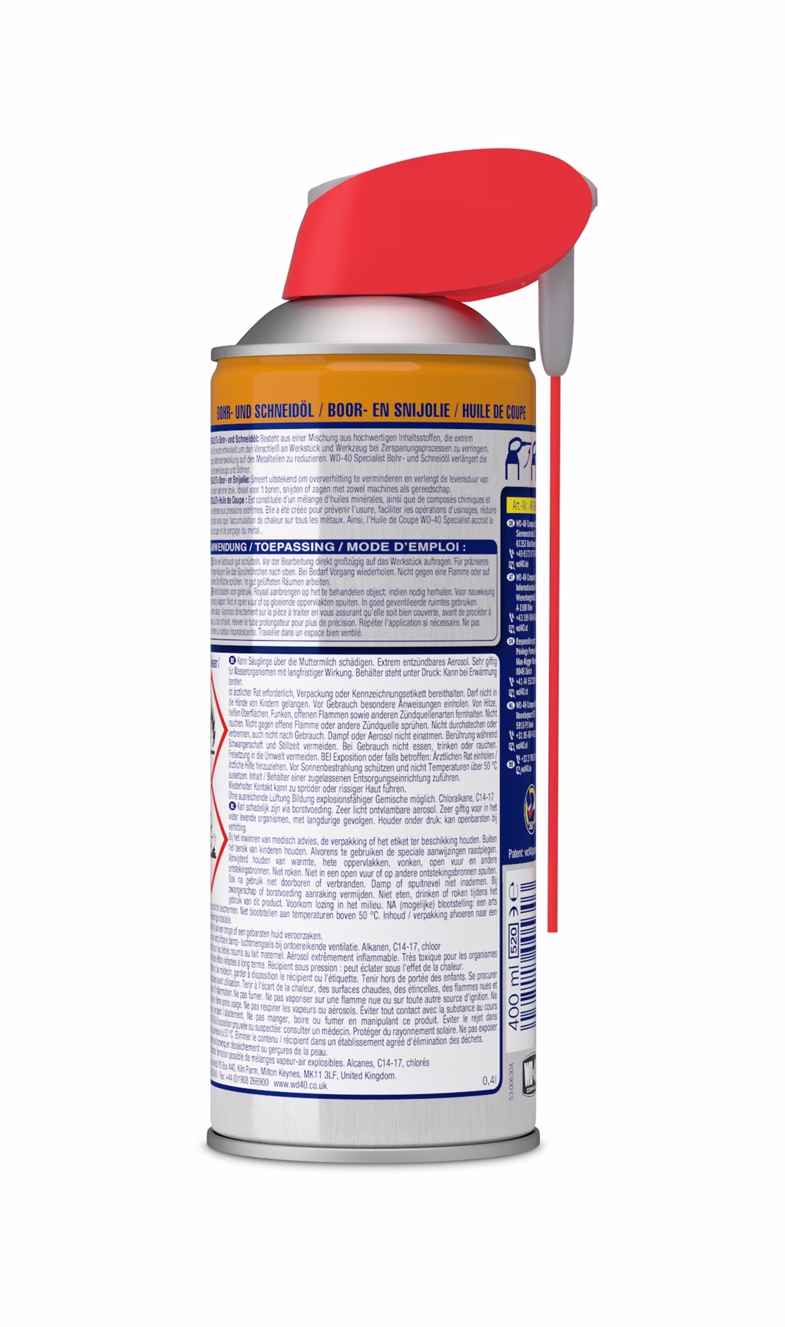 Bohr- & Schneidöl 400ml Spraydose Smart Straw™