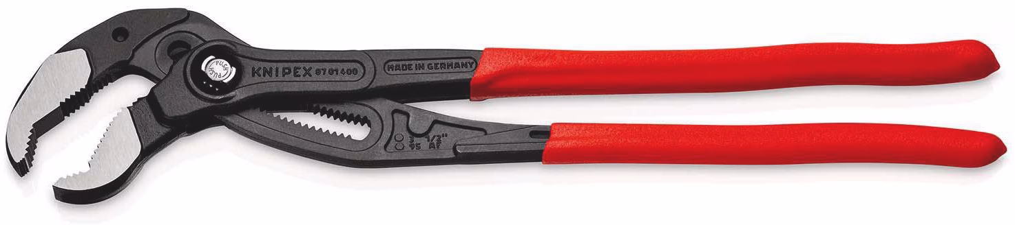 Rohr- u.Wasserpumpenzange Cobra® L.400mm Spann-W.95mm pol.Ku.-Überzug