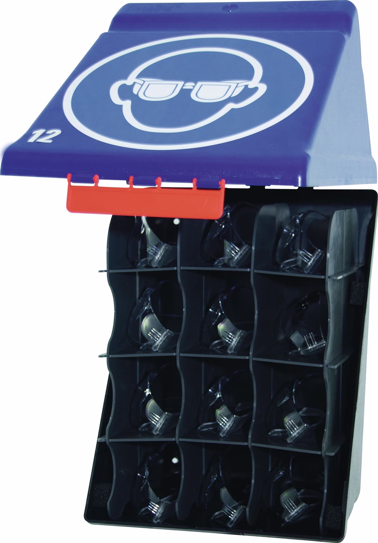Sicherheitsaufbewahrungsbox SecuBox-Maxi 12 blau L236xB315xH200ca.mm