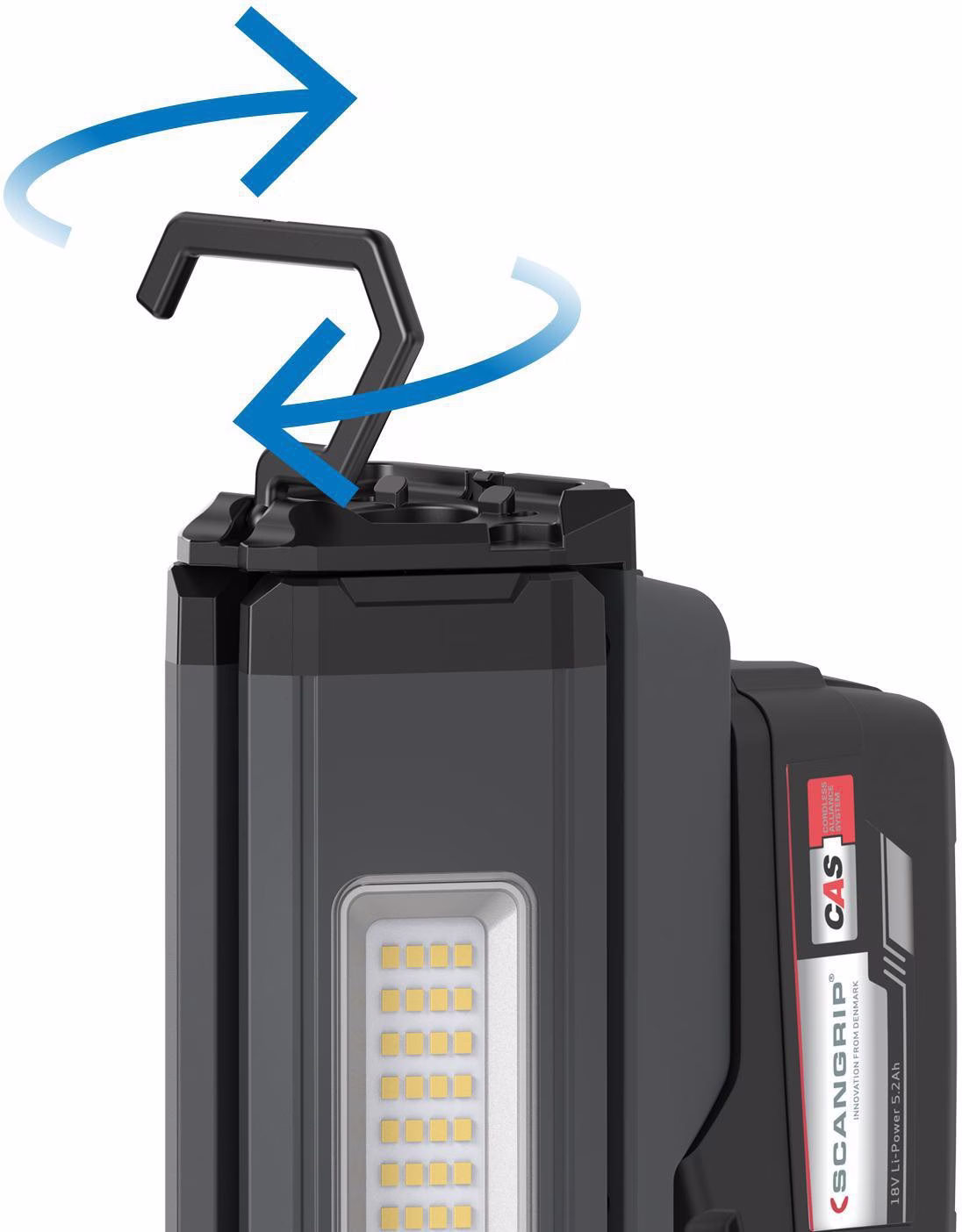 LED-Strahler DUO CONNECT 108 W 2500 lm 5,2 Ah 18 V IP30