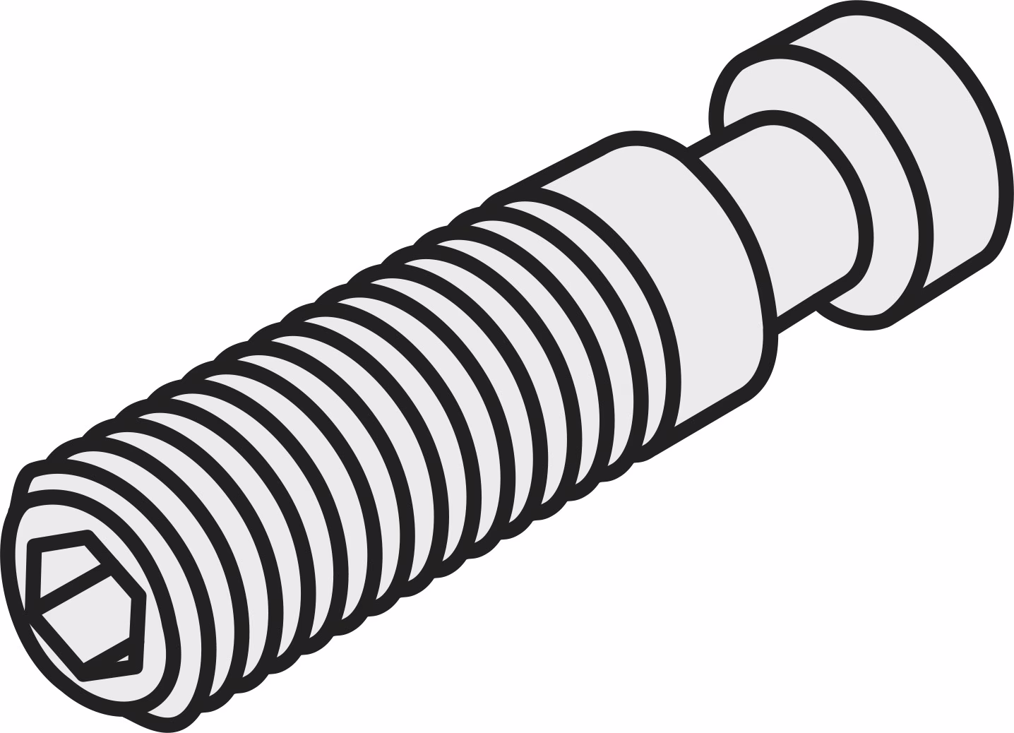 Torx-Senkkopfschraube ISO US 4007-T07P Bruttogewicht 0,1g