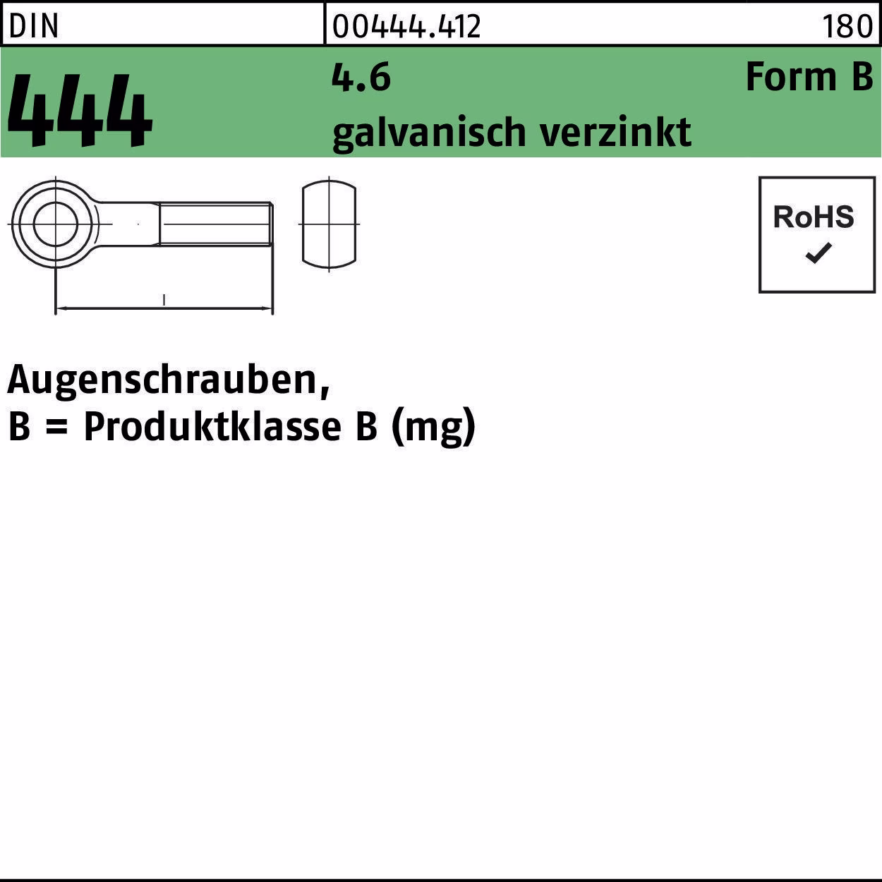 Augenschraube DIN 444