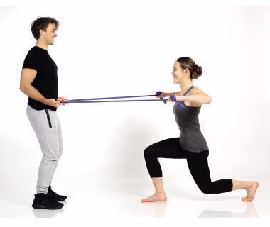 Theragymband Fitnessband 650024 blau stark 120cm