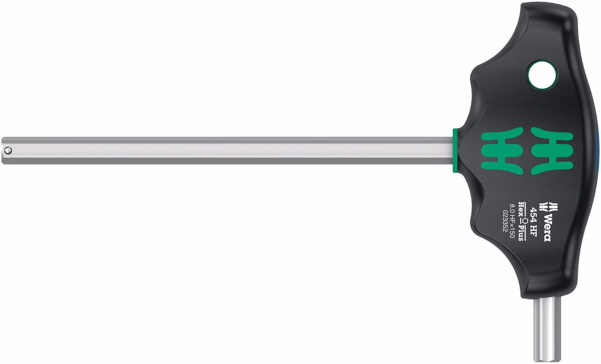 Sechskantschraubendreher 454 HF SW 8mm Klingenlänge 150mm Quergriff Hex-Plus