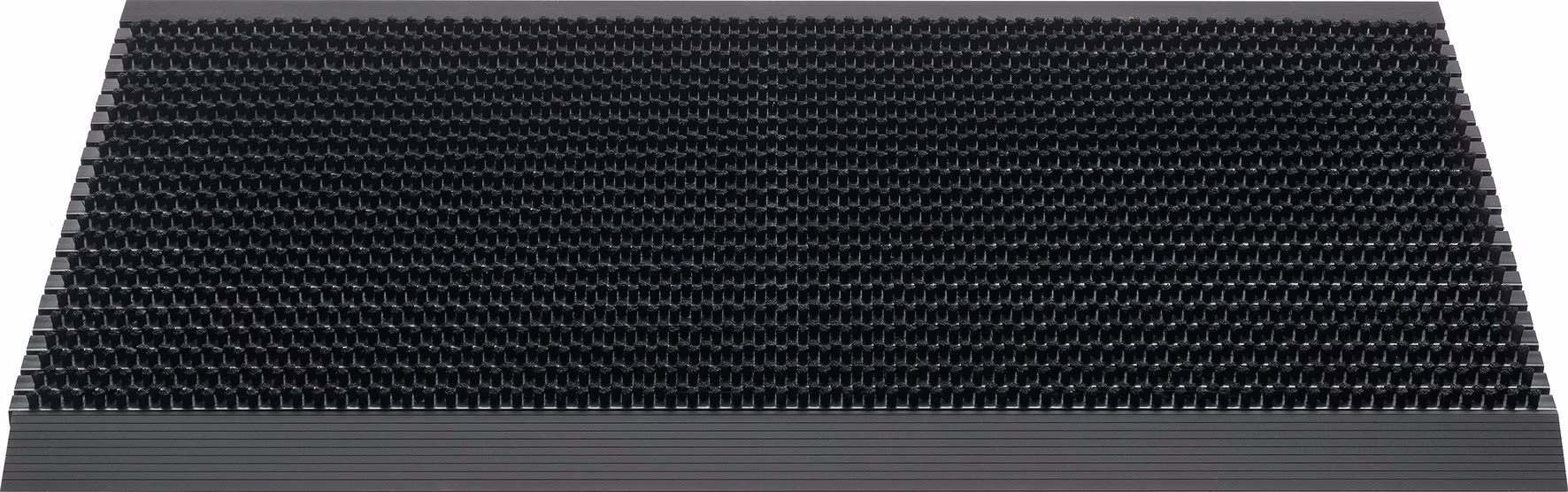 Fußmatte Alu-Anlaufkante schwarz/schwarz PP/Alu L500xB800xS22mm