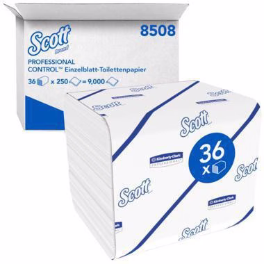 Toilettenpapier 8508 2lagig 18,6x11,7cm ws 36x220 Bl./Pack.