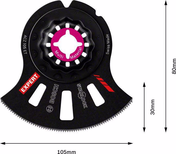 Segmentsägeblatt EXPERT MultiMaterial ACZ 105 ET D.105mm Starlock 5 St./VE