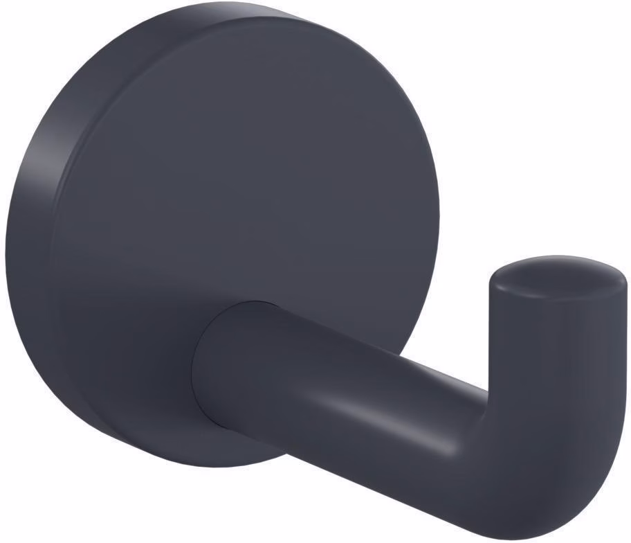 Einzelhaken 477.90B030 einfach A.100mm PA 92 grau ma D.70mm
