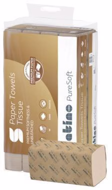 Satino Handtuchpapier PureSoft 277570 V-Falz 2lg 3.200 Bl./Pack.