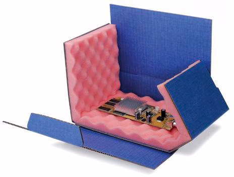 Chipbox Maße Wellpappe blau