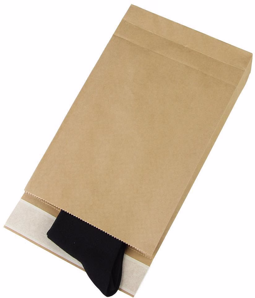 Polsterversandtasche Maße 250x50x353+50mm Kraftpapier braun SK