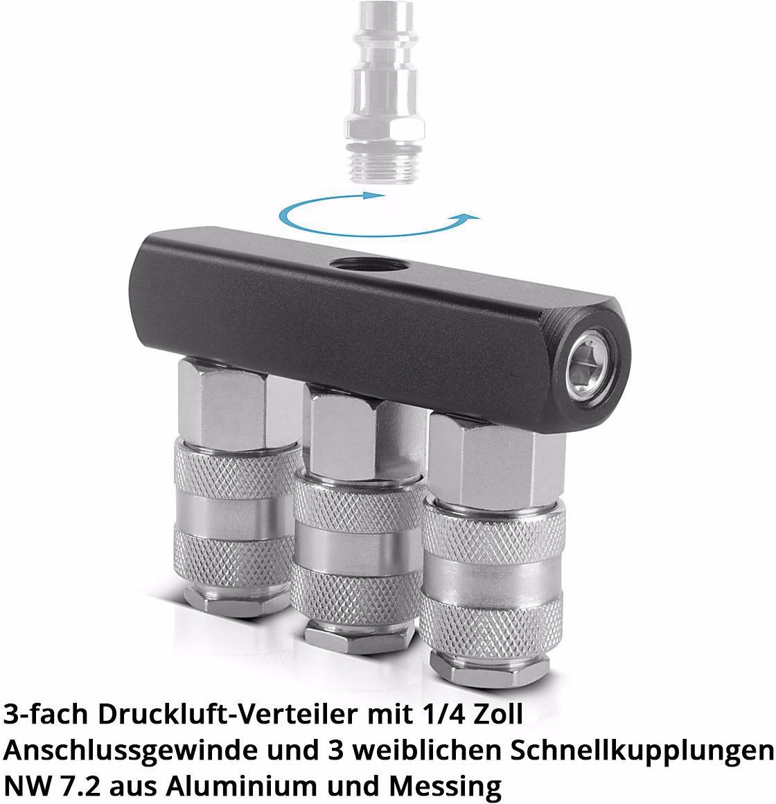 Druckluftverteiler 3-f