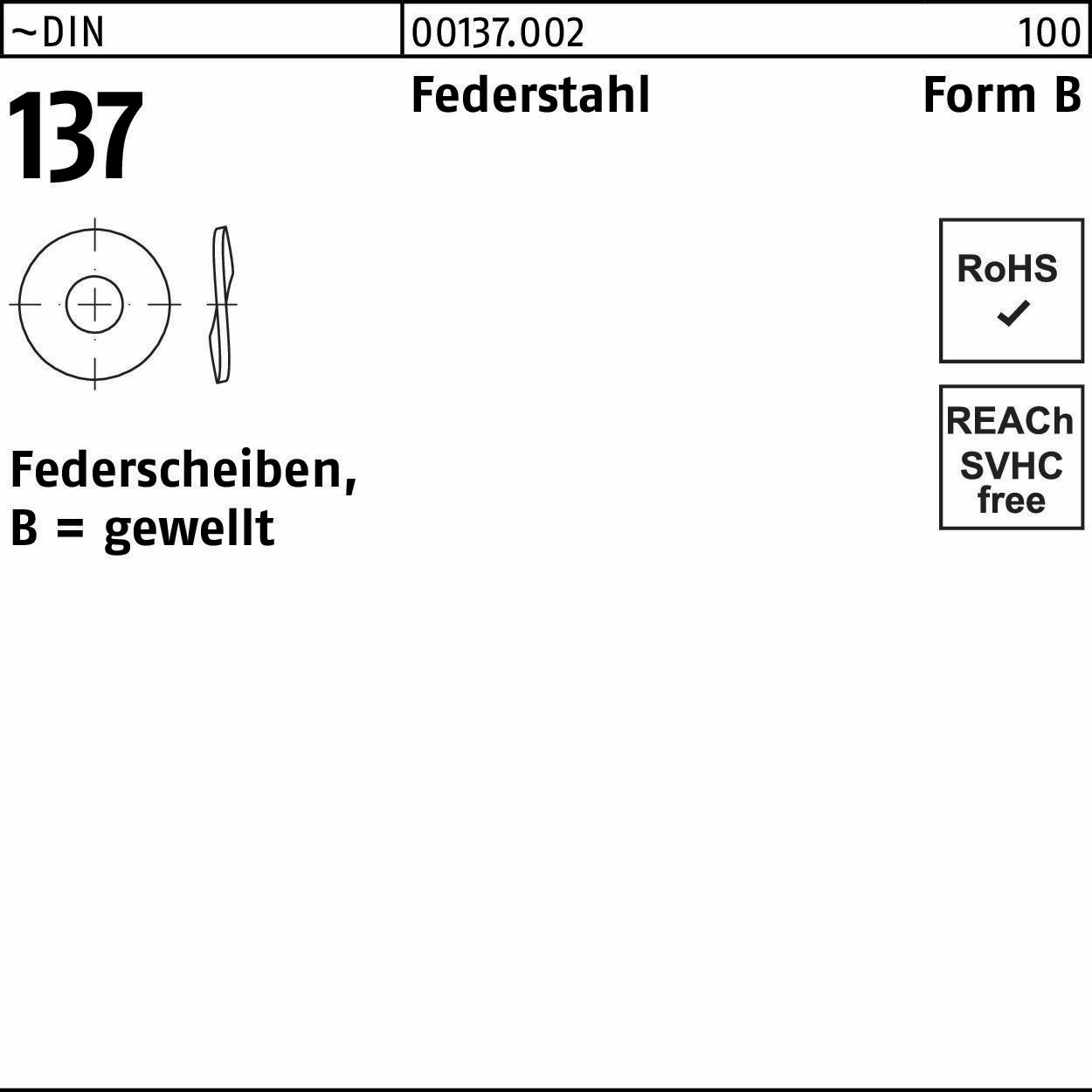 Federscheibe DIN