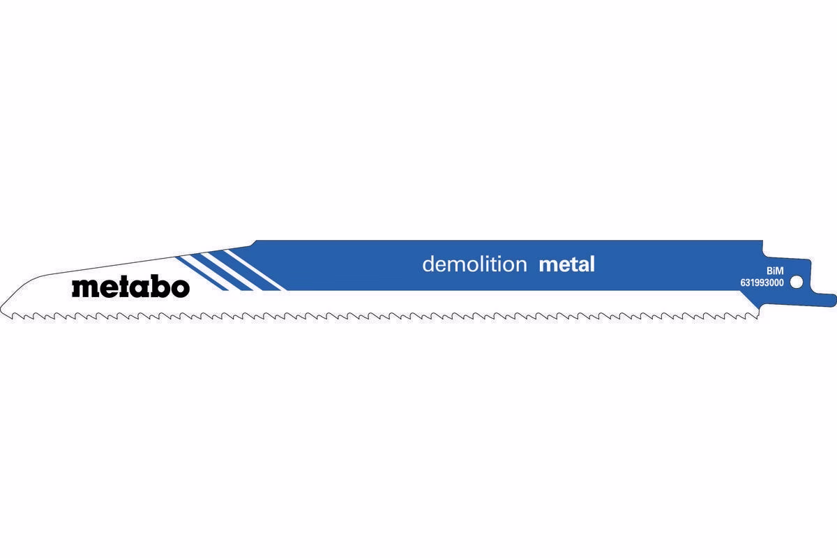 Säbelsägeblätter demolition metal 5 Stück METABO