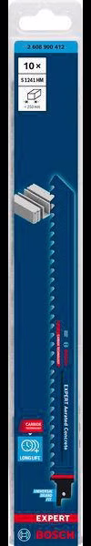 Säbelsägeblatt Expert Aerated Concrete L.300mm B.22mm TPI 3 8,5mm 10 St./Karte