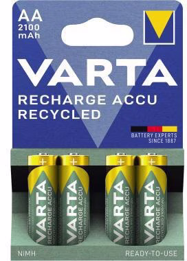 Akku Recycled 56816101404 AA NIMH 2.100mAh 4 St./Pack.