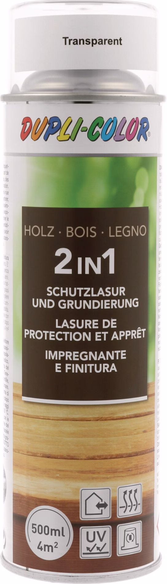 Holzschutzlasur 2in1 Farbe Spraydose