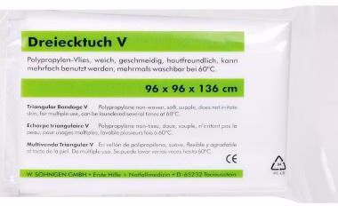 Dreiecktuch V 1010004 weiß