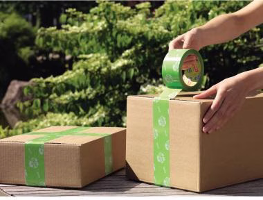 Packband tesapack Eco & Strong 58156-00000 50mmx66m Aufdruck grün