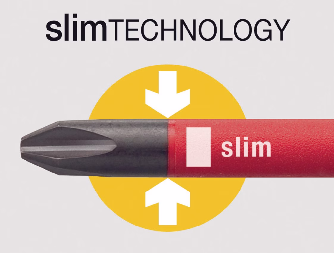 Wechselkl.SlimBit electric PH 2x75mm VDE isol