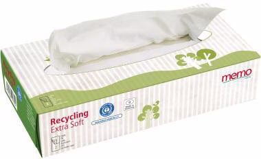 Kosmetiktuch Recycling Extra Soft H1067 2lg. 100St.