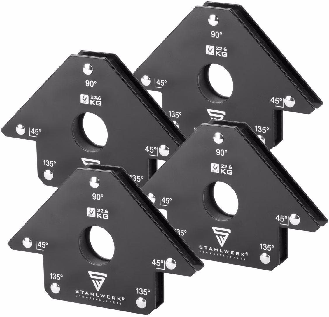 Magnet-Schweißwinkel 22,6 kg/50 lbs daN 45Grad,90Grad u.135Grad