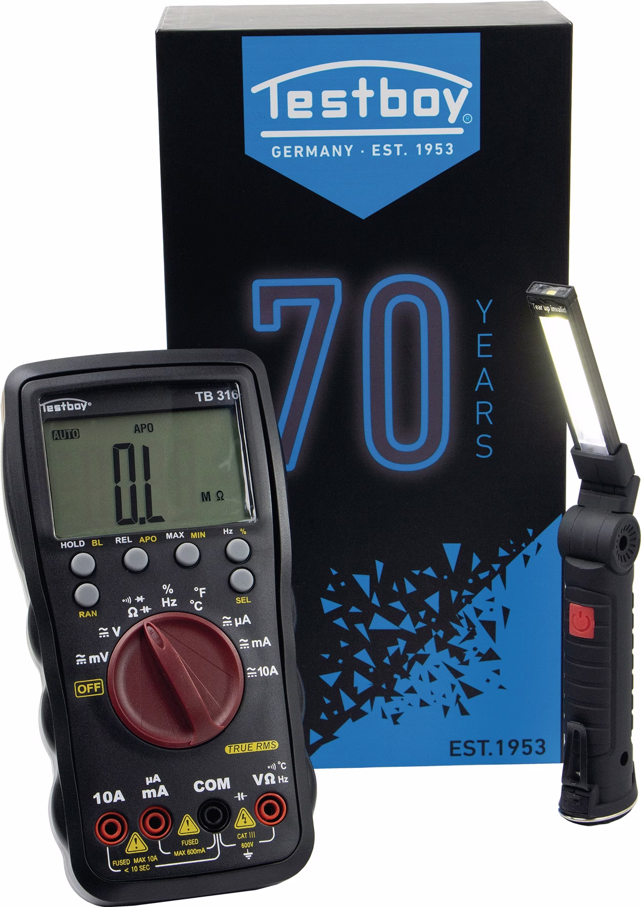 Multimeter TB 316 BLACK EDITION 600 mV-600 V AC,600 mV-600 V DC TRUE RMS