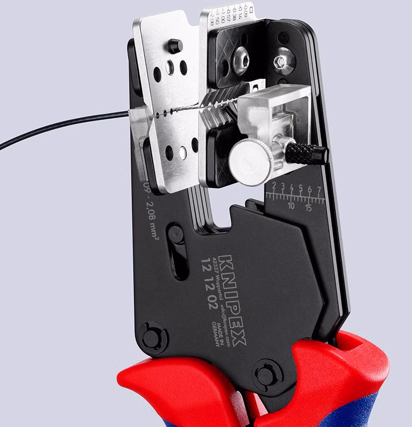 Präzisionsabisolierzange L.195mm 0,03-2,08 (AWG 32-14)mm²