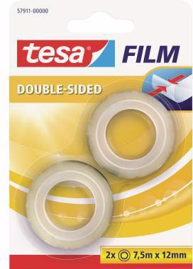 Klebefilm 57911-00000 Doppelseitig 7,5mx12mm 2 St./Pack.