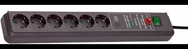 Steckdosenleiste Secure-Tec 1159540376 6fach an