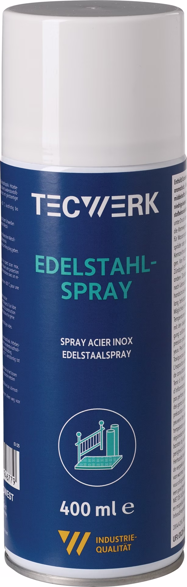 Edelstahlspray 400ml Spraydose