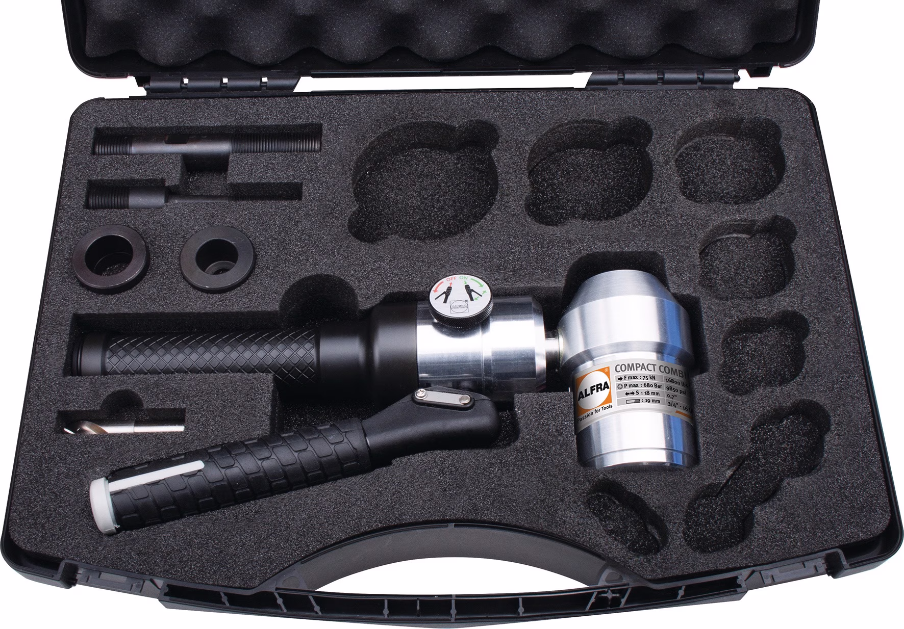 Handhydraulikstanze COMPACTCOMBI® 90 Grad 75 kN 680bar