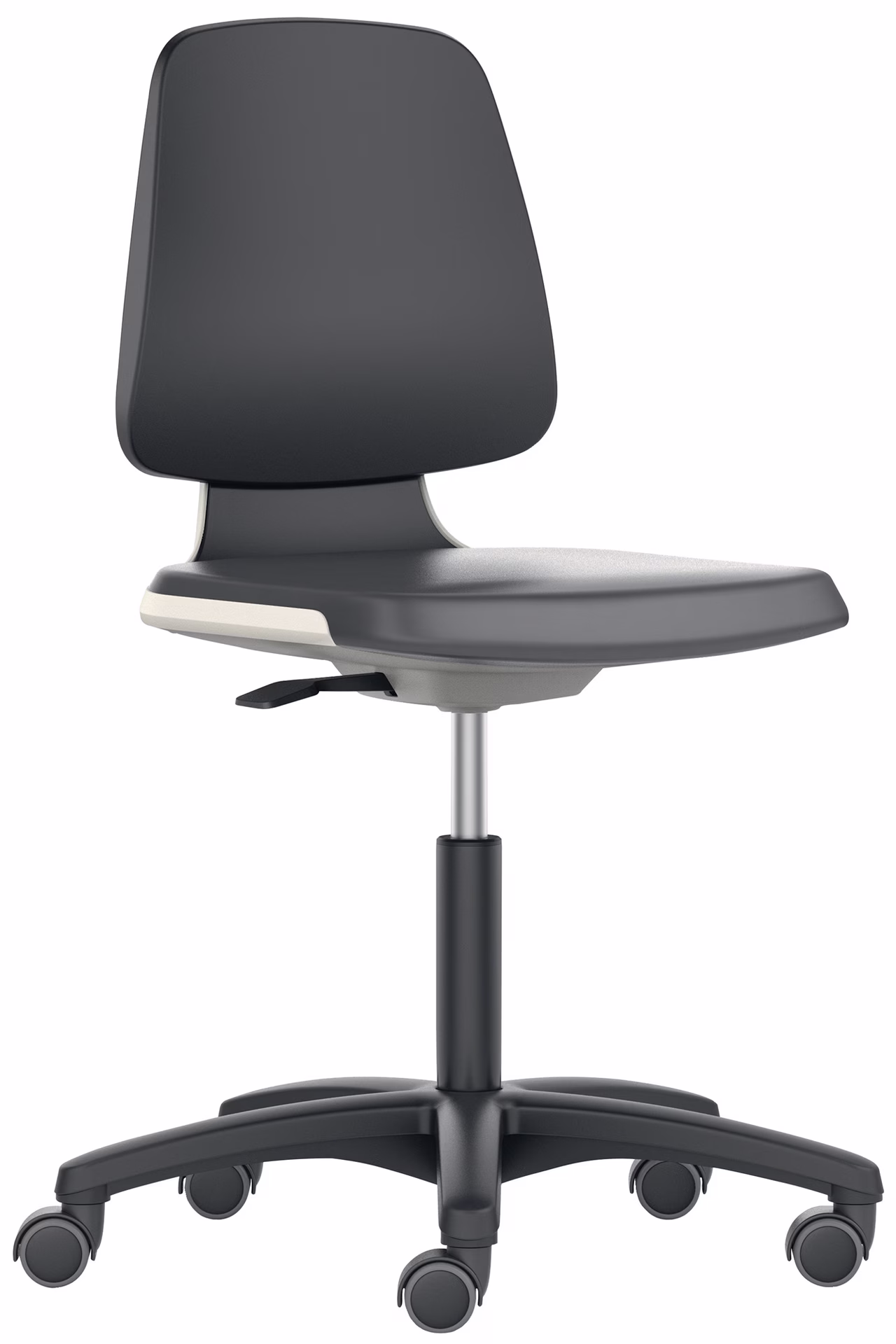 Arbeitsdrehstuhl Labsit Supertec-Gewebe schwarz 450-650 mm BIMOS