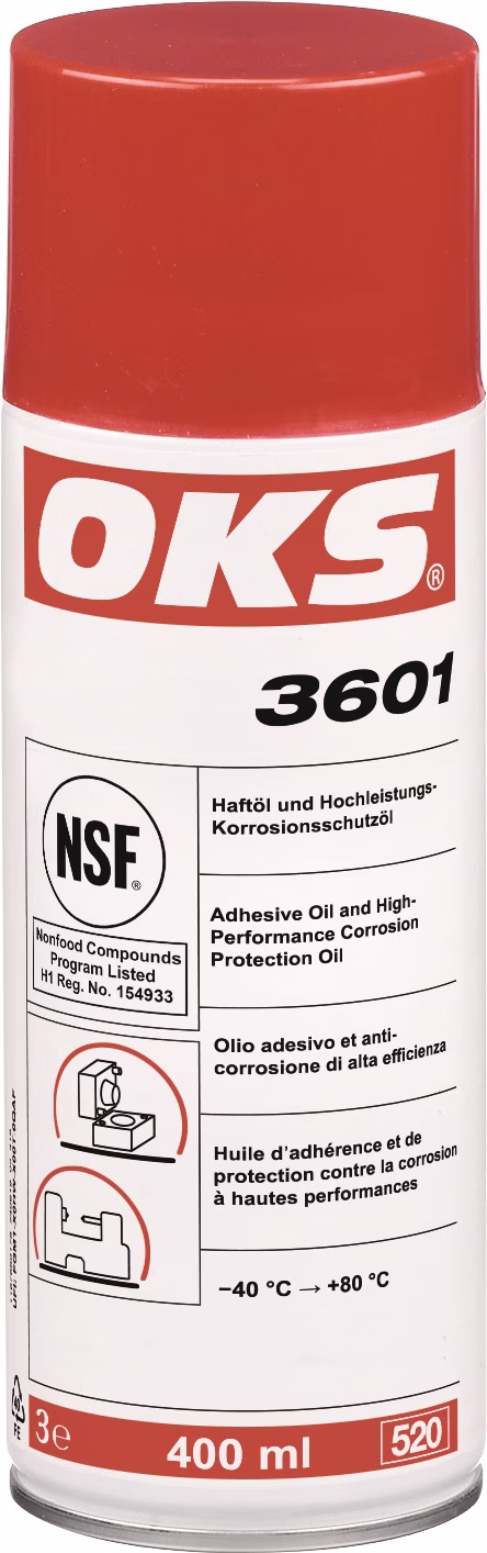 Haftöl-/Hochleistungskorrosionsschutzöl OKS3601 gelbbraun NSF H1 400ml Spraydose