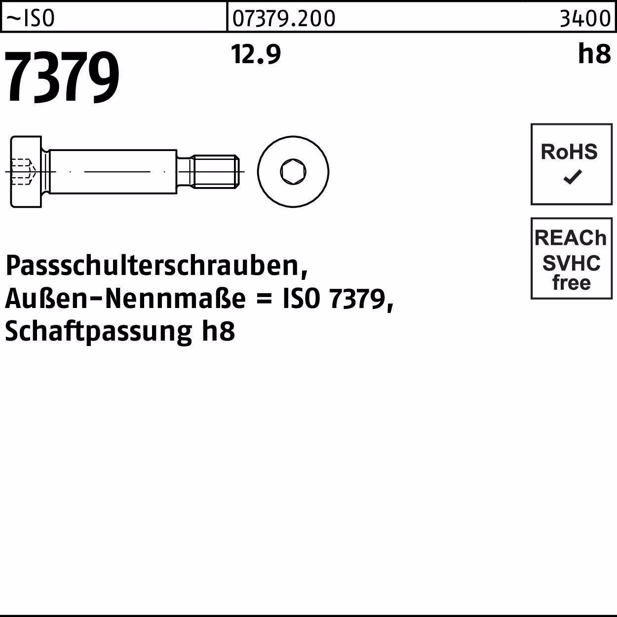 Paßschulterschraube ISO 7379